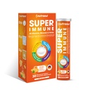 nutrazul Super Immune 30 Tabelle effervescenti, 20 Vitamine & Minerali, Estratti di erbe per sostenere routine quotidiana, vitamina C, zinco, sambuco & Echinacea, senza glutine, senza zucchero, aroma d'arancia