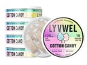 LyvWel 125mg Caffeine Energy Pouches – Saubere Energie mit Guarana für Focus & Stamina – 5-Pack (75 Total Pouches) (5 Pack, Baumwolle Candy)