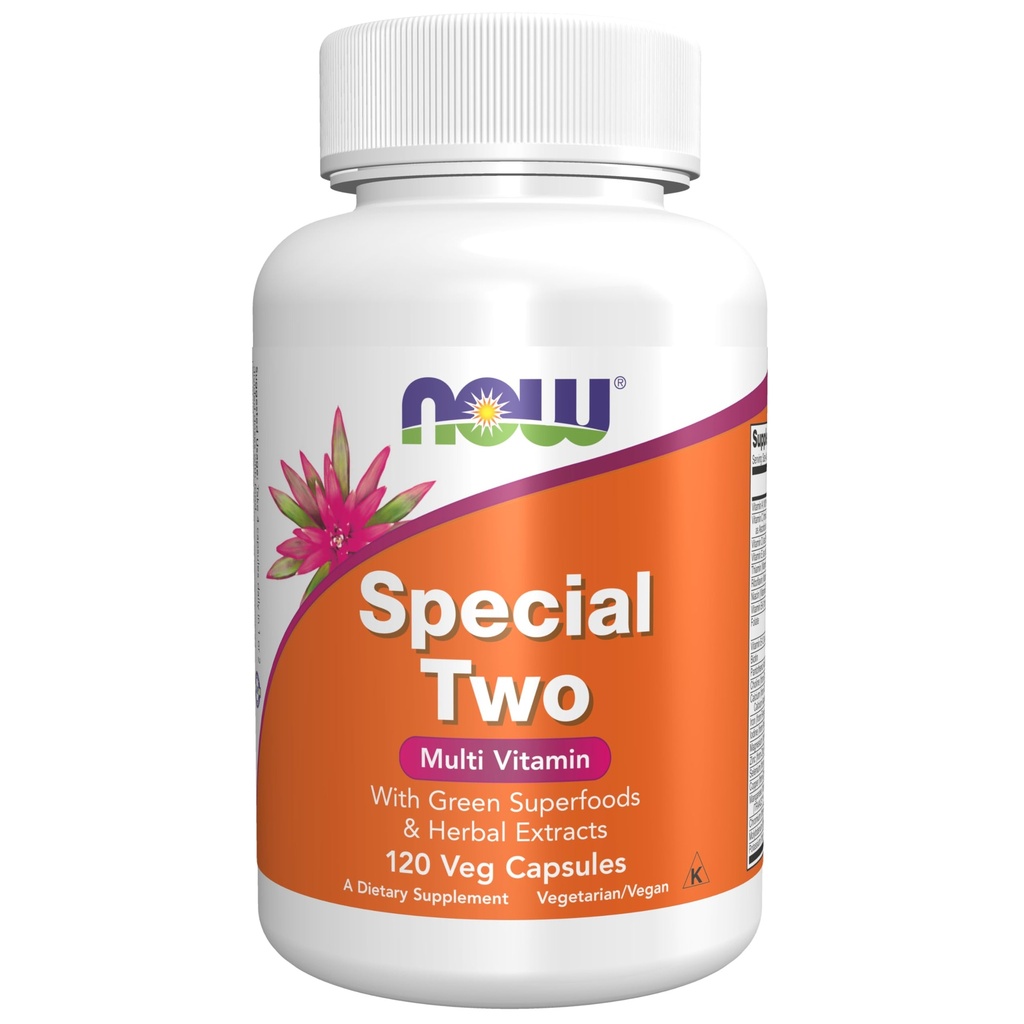 NOW Integratori, Speciali Due con Green Superfoods & Estratto di erbe, 120 capsule di Veg