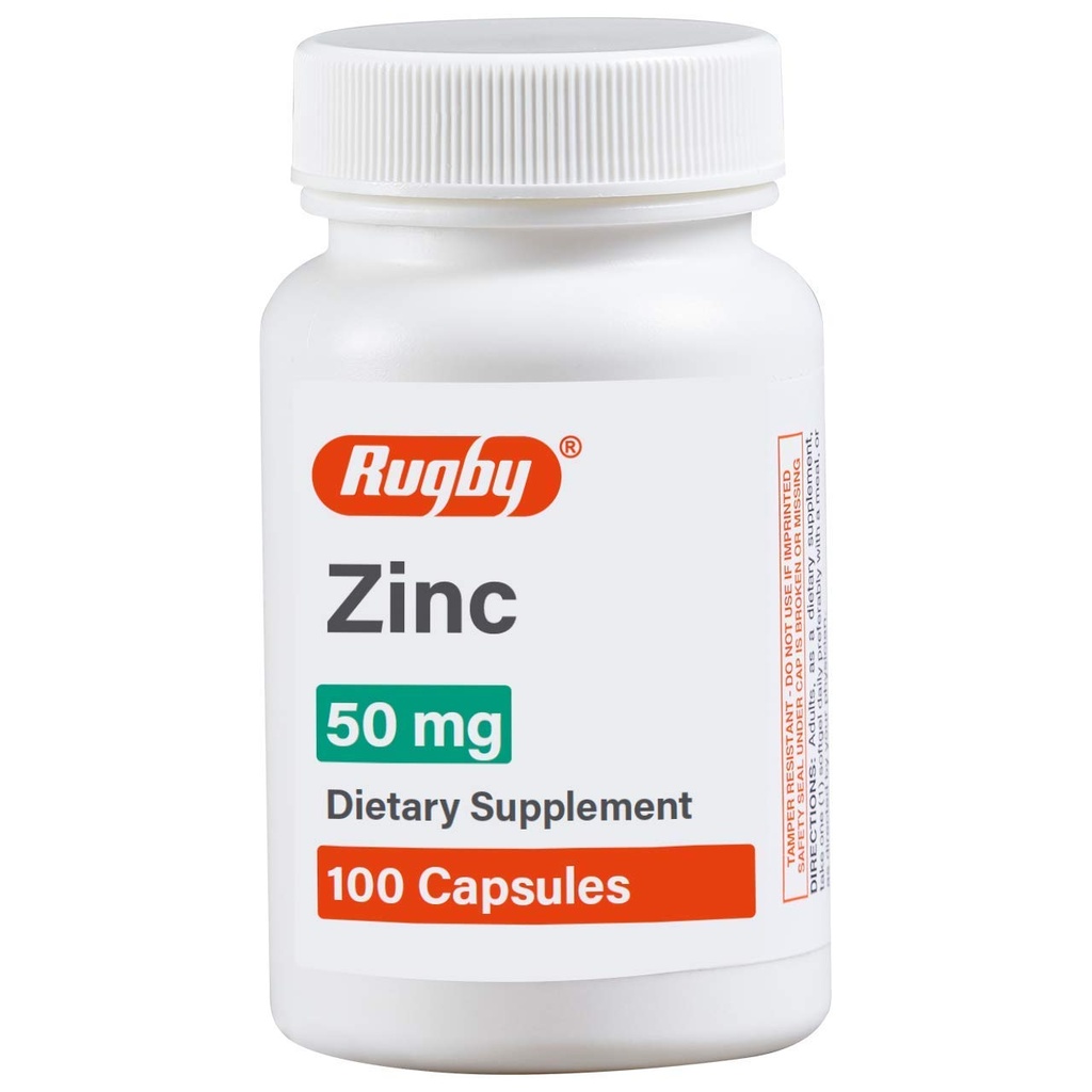 Rugby Zinc 50 mg, 100 gélules