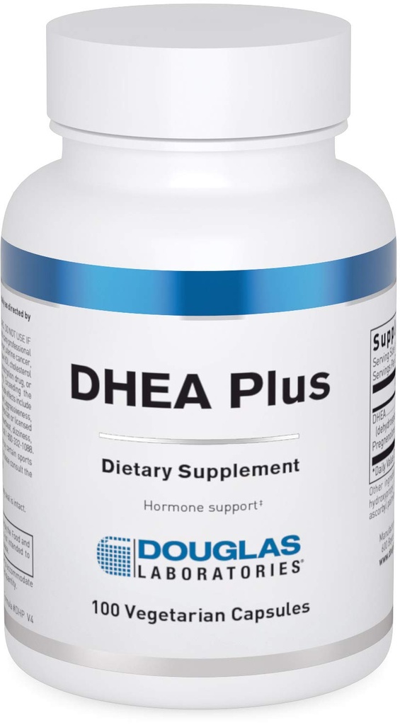 Douglas Laboratories DHEA Plus | 25 mg DHEA Plus Pregnenolone zur Unterstützung von Immungesundheit, Gehirn, Knochen, Energiemetabolismus und Blut Lipidmetabolismus* | 100 Kapseln