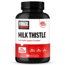 Formula di sostegno del fegato di cardo del fattore di forza con radice di dadelion e carciofo, supplemento di 300 mg di silimarin latte per la salute del fegato e il detox del fegato, 100 capsule vegetali