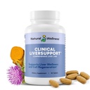 Natural Wellness Clinical Liver Support – Medico-Formulato Latte Thistle & Curcumin Blend per Detox, Riparazione & Healthy Liver Funzione – 12 potenti ingredienti, massimo assorbimento