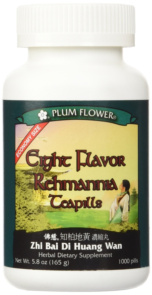 Otto Flavor Rehmannia Teapills -- Economy Size -- Plum Flower, 1000 Pills