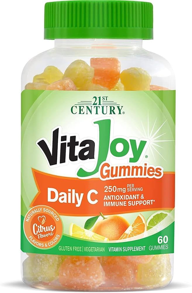 21st Century VitaJoy Daily C 250 mg Gummi, Citrus, 60 Count
