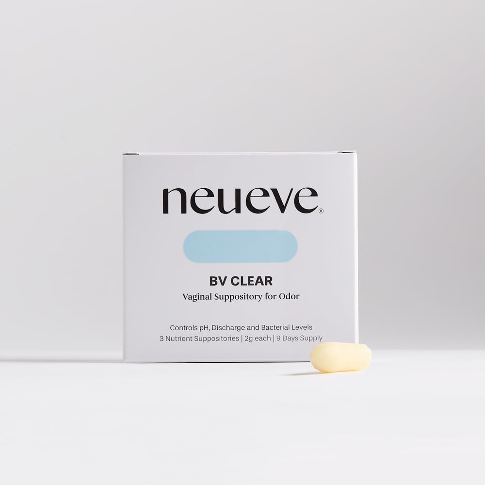 NeuEve BV Clear für <45 | für Vaginal Odor und Bacterial Vaginosis Relief | pH-Balancing und Deals mit Gardnerella Vaginalis und Recurrent BV