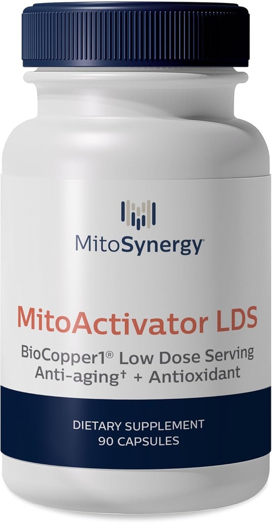 MitoActivator BioCopper1 Cu1 (Cunermuspir) LDS - Low Dose Serving 0.1mg Bioavailable Copper - Tick Immune Support für empfindliche Benutzer zur Minimierung der Herxheimer-Reaktion