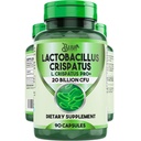 BLIVA Lactobacillus Crispatus Capsules – L Crispatus - 20 Billion CFU per Serving - Highest CFU Count L. Crispatus Supplement for Women - Supports Vaginal & Digestive Health - 90 Capsules