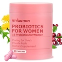 Premium Vaginal Probiotics – pH Balance con Prebiotici & Lactobacillus Probiotic Blend - Vaginal Health Supplement - Promuovere l'odore vaginale sano e la flora vaginale, 80 conteggio (Pack of 1)
