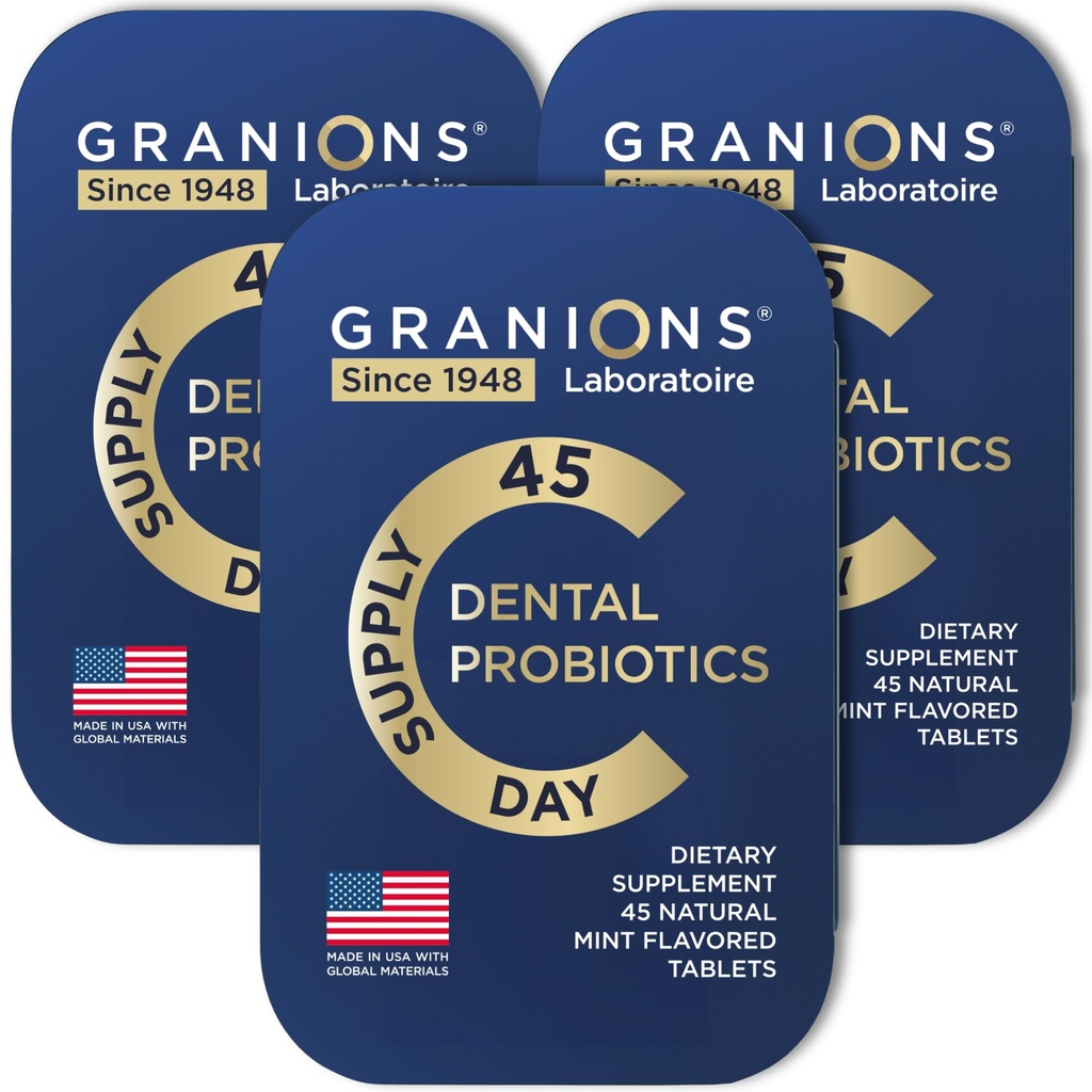 Oral Probiotic Mints - 3 Milliarden CFU für Zahnprobiotika für Zähne und Zahnfleisch - Bester Atemerfrischer mit Lactobacillus Salivarius - Oral Health Probiotika für schlechten Atem -135 Tabletten in Dosen