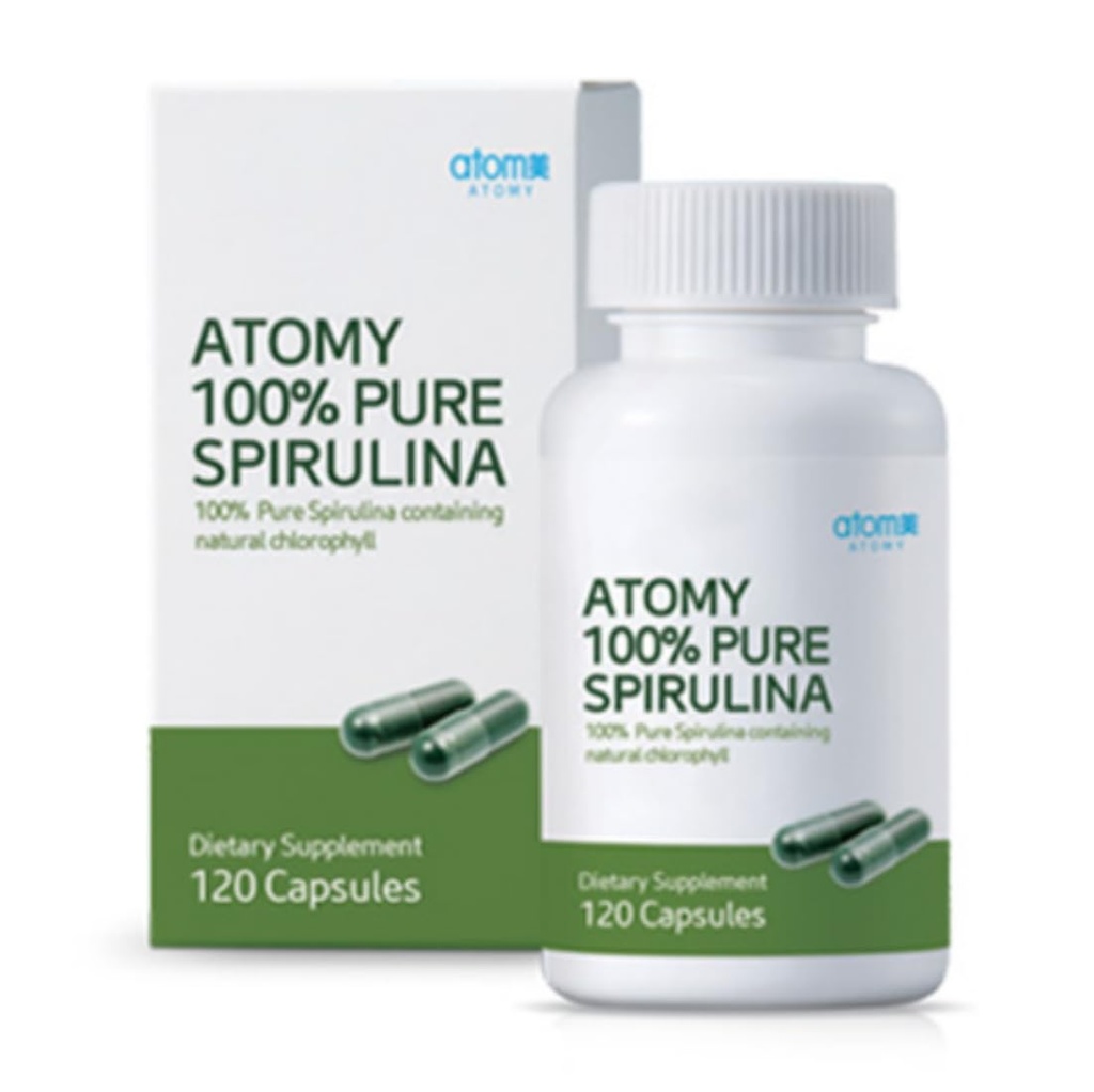 Spirulina 1,69oz (48g),120 Kapseln, 100% rein