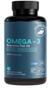 Omega-3 Supreme 1400 mg Huile de poisson sauvage de l'Alaska Enteric Coated, Burpless