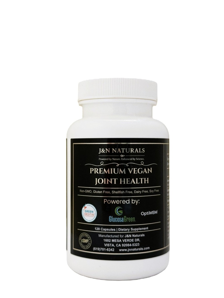 Veganes Glucosamin Chondroitin MSM Joint Support Supplement für Frauen und Männer. Schneepilz Chondrotin Sulfat OptiMSM® Mobilität, Knorpel & Flexibilität Unterstützung Shellfish-Free, Non-GMO 120 Kapseln