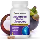 Supplément de soutien du genou, surperforme la glucosamine Chondroïtine avec mélange à action rapide de mangosélect, fruits d'olive, trans-résvératrol, mélange de douleur du genou non-OGM, 120 comte