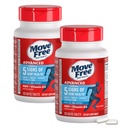 Move Free Advanced Glucosamin Chondroitin MSM + Vitamin D3 Joint Support Supplement, unterstützt Mobilität, Komfort, Stärke, Flexibilität und Knochen + Immune Health, 120 Tabletten / 40 Portionen (2 Packung)