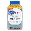 Silber Männer 50+ Plus tägliches Multivitamin - Multimineral Supplement mit Vitamin D3, Zink, B Vitamine & Antioxidantien, unterstützt Herz, Muskel & Immungesundheit - 275 Tabletten