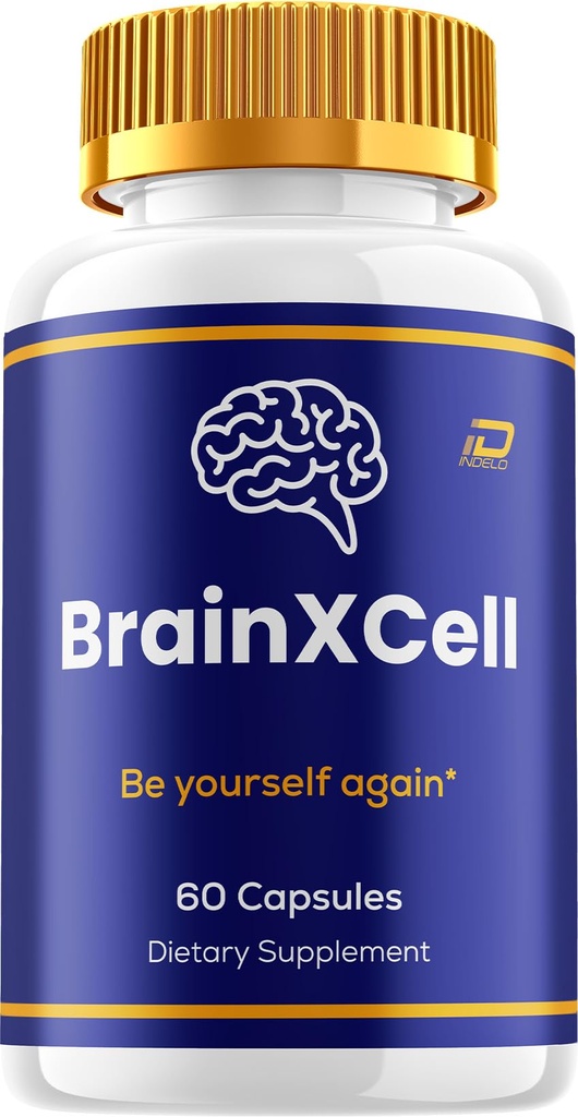 BrainXCell Advanced Formula Supplement Kapseln - Brain X Cell Pillen Natural Blend Focus Memory Unterstützung und Bewertungen, 60 Kapseln