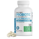 Bronson una volta Daily Probiotic 50 miliardi CFU Plus Prebiotic Daily Maintenance Formula One Capsule Al giorno Non OGM, 30 capsule vegetariane