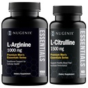Nugenix Essentials L-Citrulline e L-Arginina Essentials Integratori per Uomini con Citrullina e Arginina