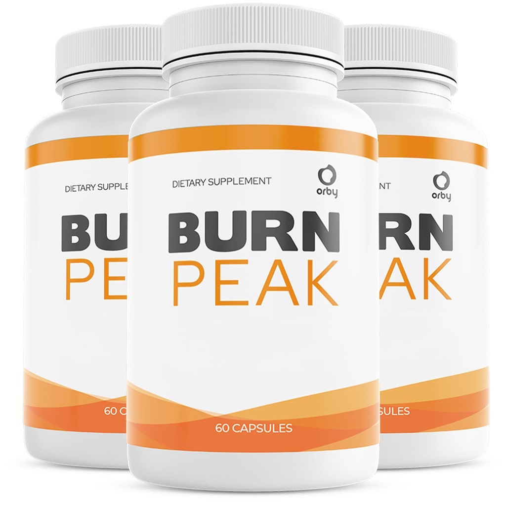 BurnPeak – Formula naturale al 100% con Aceto di Sidro di Mela, Ginger, The verde & More – Non-GMO, Facile da Prendere, Made in USA - 60 Capsule, Alimentazione 3-Month
