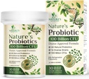 Probiotiques 100 milliards CFU par portion - 16 souches Premium + prébiotiques - Supplément probiotique pour adultes - Soutiens santé immunitaire et digestive et constipation occasionnelle, États-Unis mis en bouteille - 30 capsules