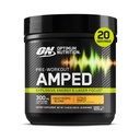 Optimum Nutrition Amped Pre-Workout, con Citrulline, Beta-Alanine, Nootropics e 300mg di Caffeina per Energia, Citrus Mango, 20 Serve (Packaging May Vary)