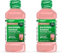 Basic Care Advantage Pflege Elektrolytlösung mit Prevital Prebiotics, Erdbeer-Lemonade, Hydration Drink, Replenish Electrolytes, Fluid & Zink, 33.8 Fl Oz (Pack mit 2)