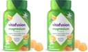 vitafusion Magnesium Gummy Supplement, Bring Calm to Your Vitamin Routine, Tropical Citrus Flavor, 60 Gummies, (Pack of 2)