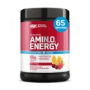 Optimum Nutrition Amino Energy Powder Plus Focus, con BCAA, Electrolytes e Caffeina, Fruit Punch, 65 Servings (Packaging May Vary)