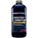 BodyTech L-Carnitine 1100mg - soutient le métabolisme des graisses, la production d'énergie et la récupération des muscles - framboise (16 fl oz)