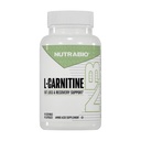 NutraBio L-Carnitina capsule – Bruciatore grasso per energia, Endurance & Recovery – Aumentare il metabolismo grasso, Sostenere la perdita di peso e prestazioni di allenamento – Aminoacido Supplement- 500mg, 90 capsule