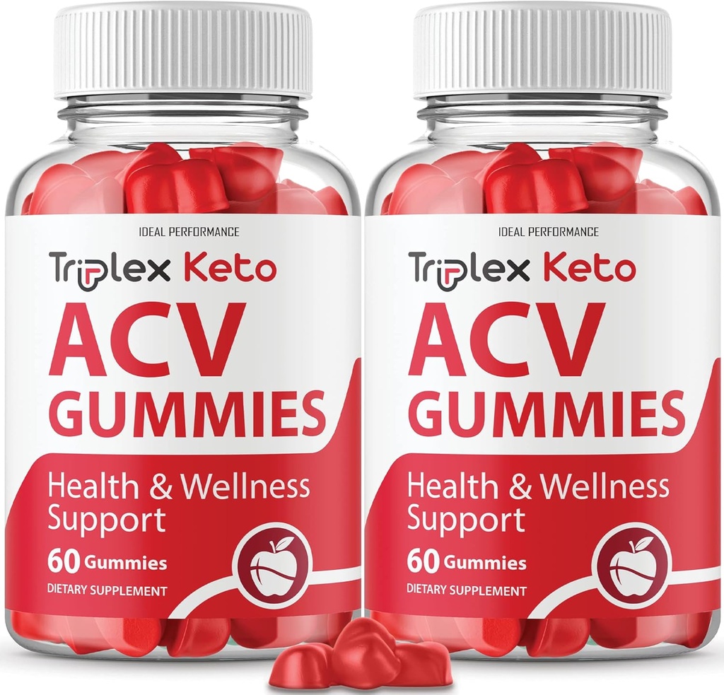 IDEAL PERFORMANCE (2 Pack) Triplex Gommies kéto Triplex Gommies kéto ACV Supplément Gommies Triplex Gommies kéto Triplex Gommy s (120 Gommies)