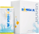 USANA BiOmega Jr. Fish Oil Supplement mit Omega 3 Fettsäuren für Kinder 4+ - 14 Pakete