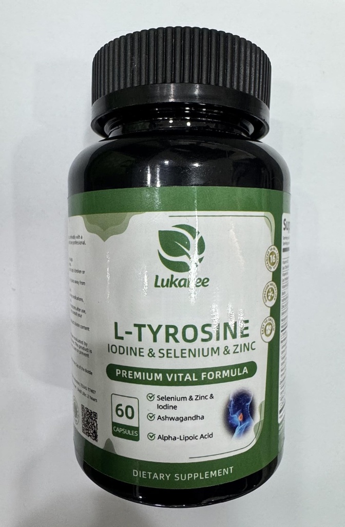 Tyrosine Plus Selenium and Iodine, Zinc-1P-90