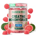 Kreatin Monohydrate Gummie 5000mg für Männer & Frauen, Kreatin Monohydrat für Muskelkraft, Muskelaufbau, Energie-Boost, Pre-Workout-Ergänzung (120 Count)-Watermelon Flavor