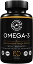 Stellar Labs Omega-3 Fish Oil Supplement - 60 CT LowFODMAP Zertifiziert