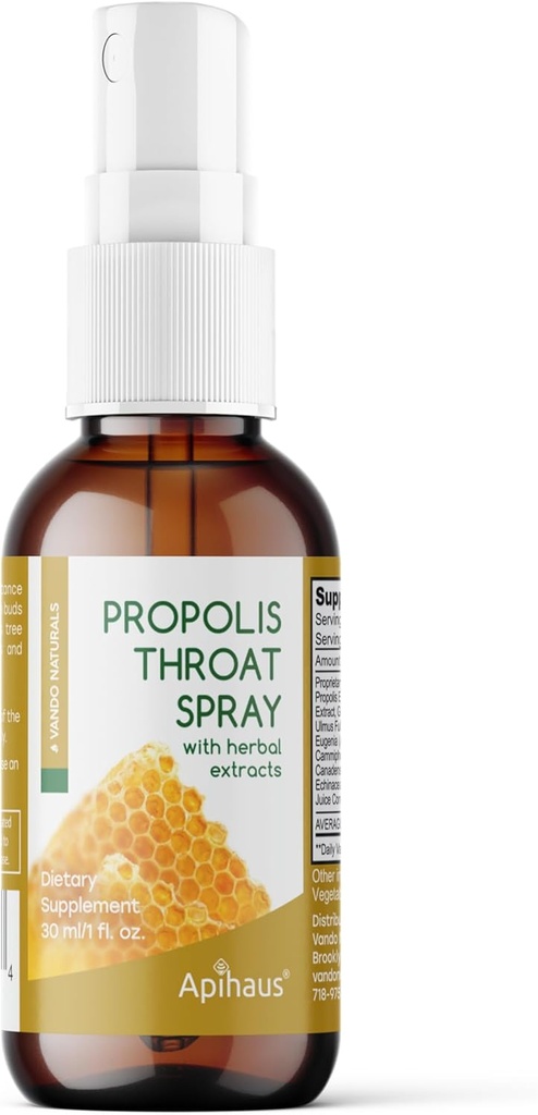 Propolis & Herb Throat Spray, 1 Fluid Ounce