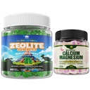 LILICARE 2 Pack Zeolite Detox Gummies for Kids & Adults + 1 Pack Calcium Supplement 600mg with Vitamin D3 K2