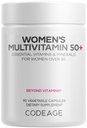 Codeage Women's Multivitamin 50+, CoQ10, Ashwagandha, Probiotics, 90 Cap
