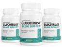 (3 Pack) GlucoTrust Advanced Blood Formula Capsules, GlucoTrust Bites Supplement Pills - (180 Capsules)