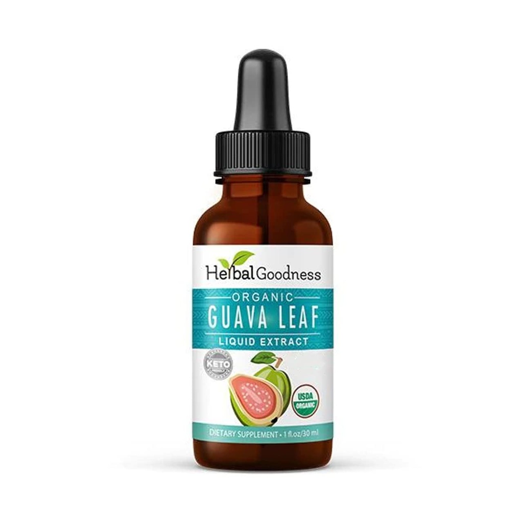 Extrait de feuille de Guava - Feuilles de Guava bio - Hojas de Guayaba pour la santé et le bien-être, le soutien immunitaire, les cheveux, la peau et les ongles Supplément