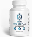 NAC 600 mg per la salute polmonare, supporto del fegato, supporto immunitario, funzione cognitiva, salute respiratoria e antiossidanti - con selenio e molibdeno