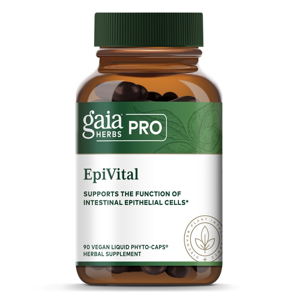 GAIA HERBS PRO EpiVital - Digestive Health Support - Contains Astragalus Root, Panax Notoginseng, Gotu Kola & More - 90 Vegan Liquid Phyto-Caps