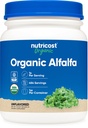 Nutricost poudre d'alfalfa biologique 1LB - USDA certifié 100% biologique, végétarien, non OGM, sans gluten