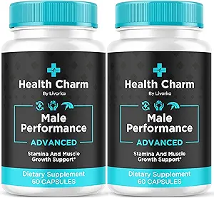 (2 Pack) Charm salute, pillole di fascino della salute, capsule di fascino della salute, fascino ufficiale della salute per gli uomini capsule, supporto supplemento di fascino della salute, HealthCharm tutti i pastillas naturali, 120 capsule per 2 mesi