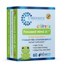 Focused Mind Jr., Kognitive Unterstützung für Kinder, Pädiatrie Formuliert, Stimulant-freie Ergänzung mit Inositol, DMAE, Sugar-Free, Vegan, 60 EZ Melt Tablets