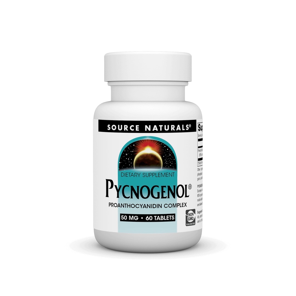 Quelle Naturals Pycnogenol 50 mg Proanthocyanidin Complex - 60 Tabletten