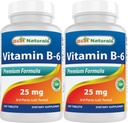 Best Naturals Vitamina B6 25mg 250 compresse (250 conteggio)