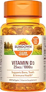 Vitamine D3, 200 Softgels