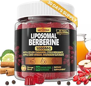 Complexe liposomale berbère Gommies - avec Chrome, Ceylan Cinnamon, Bergamot, Soutien général Bien-être